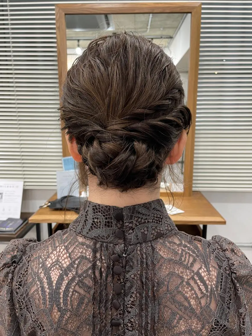 ミディアム ヘアセット OGAWA HIROKIのヘアスタイル