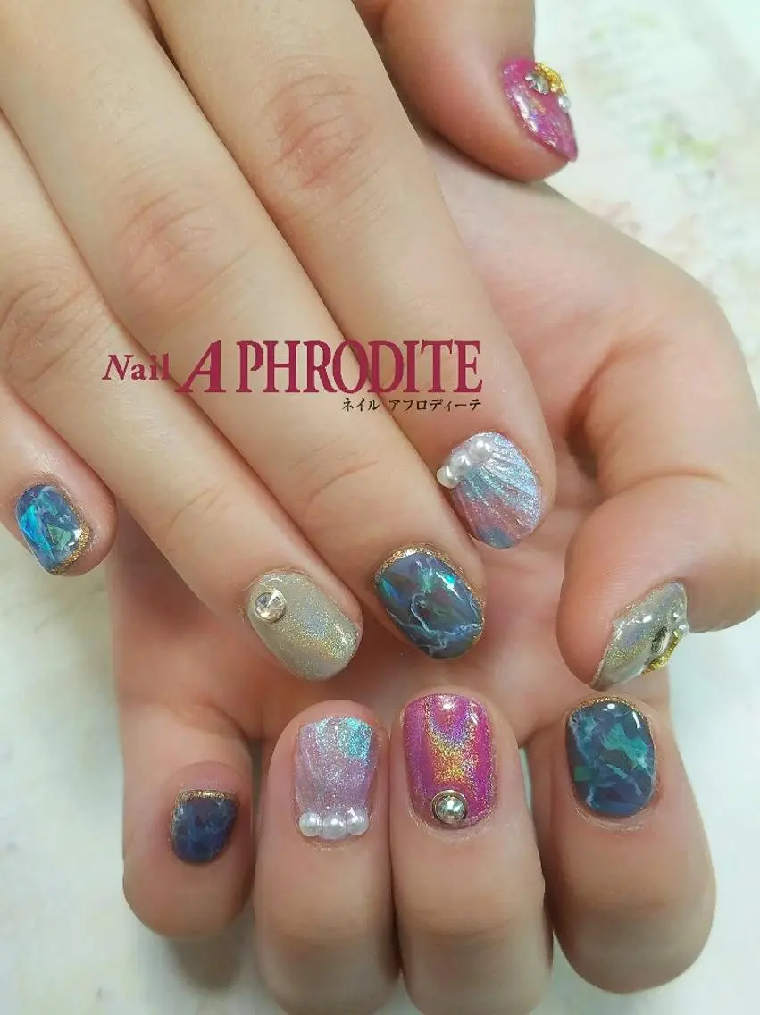 ネイル 夏ネイル Nail Aphroditeのネイルデザイン
