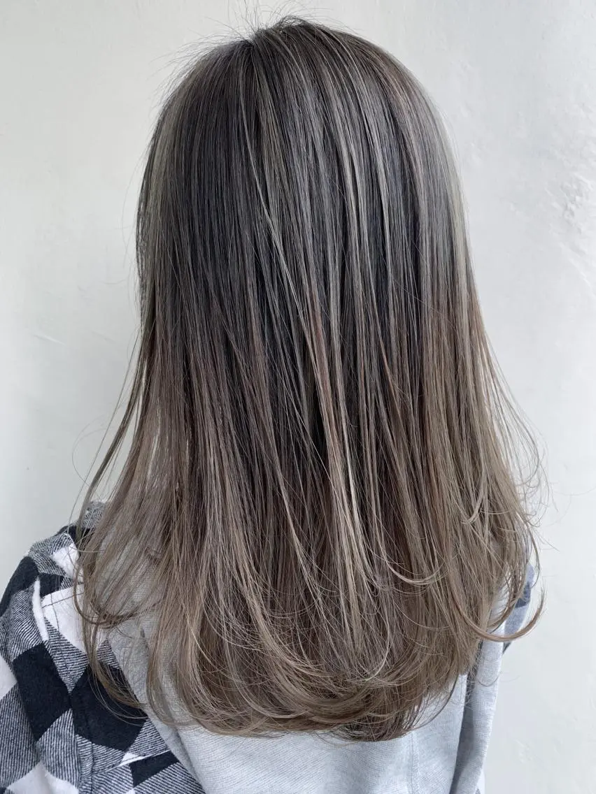セミロング ヘアカラー 森崎 士/似合わせカラーのヘアスタイル