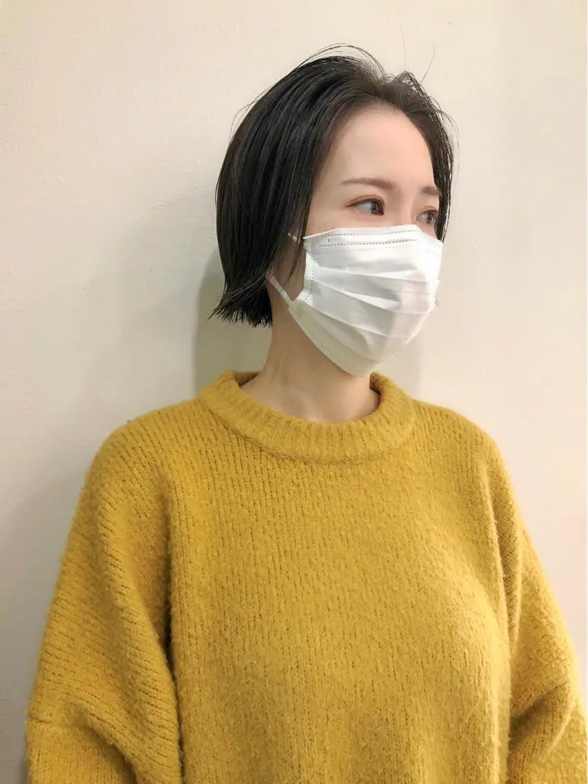 ショート ショートボブ ボブ ショートヘア 外ハネヘア 原田 慎吾のヘアスタイル