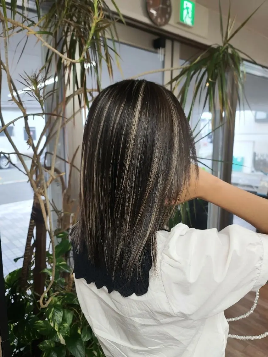 ミディアム ハイライト ⭐️ボブ/ショート りゅうしんのヘアスタイル