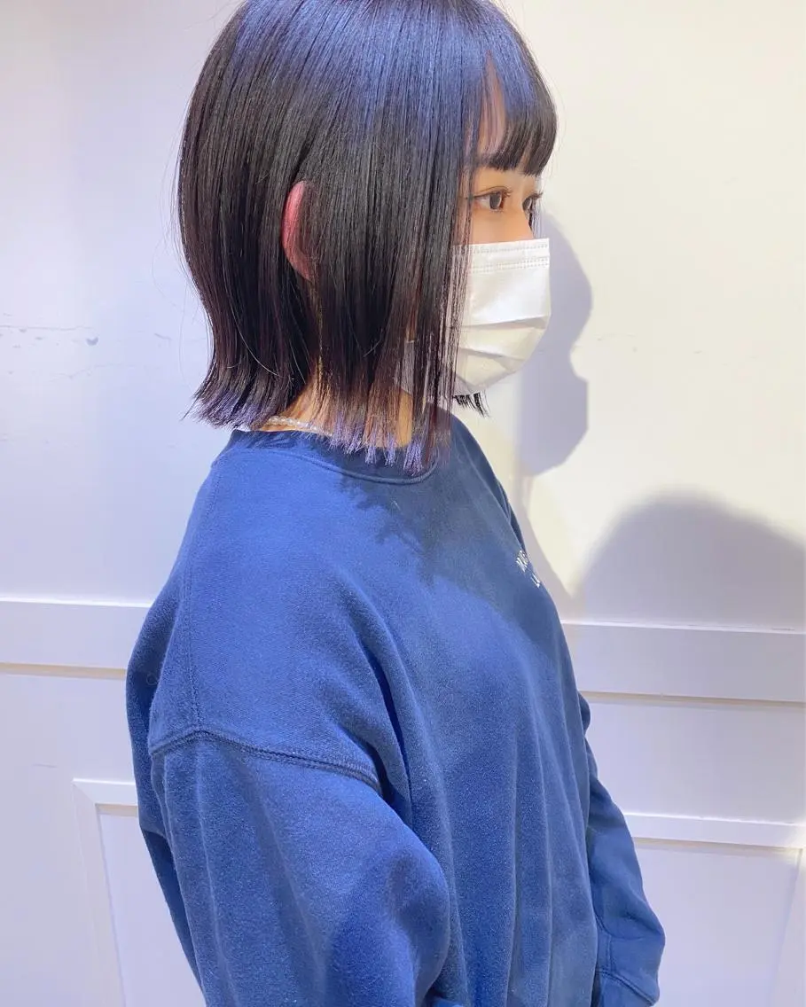 ショート カラー ボブ　ショート 特化 迫田紘史のヘアスタイル