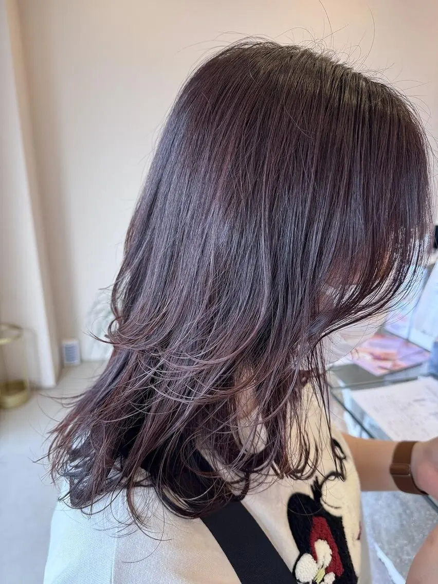 セミロング カラー ヘアカラー トリートメント ✨achieve hair✨のヘアスタイル