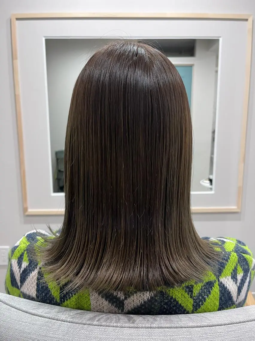 ミディアム カラー カット ヘアカラー liL hair サトウリョウタのヘアスタイル