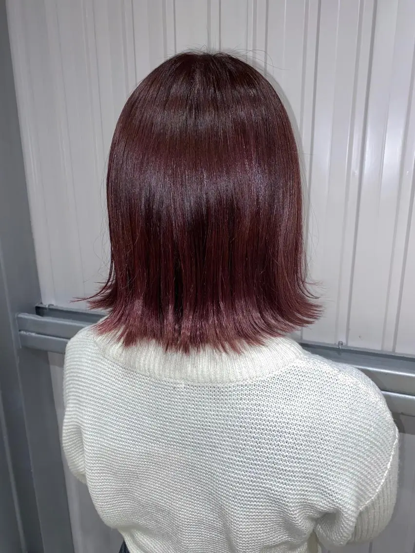ミディアム カラー アオイ🩵暖色 /まろやかカラーのヘアスタイル
