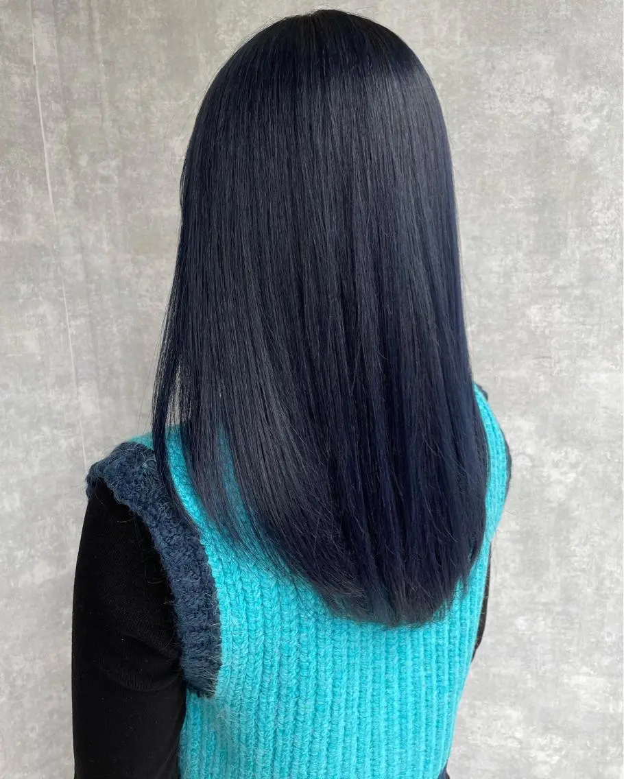 ミディアム カラー カット ヘアカラー トリートメント 【完全個室】髪質改善 暖色カラー/山崎唯奈のヘアスタイル