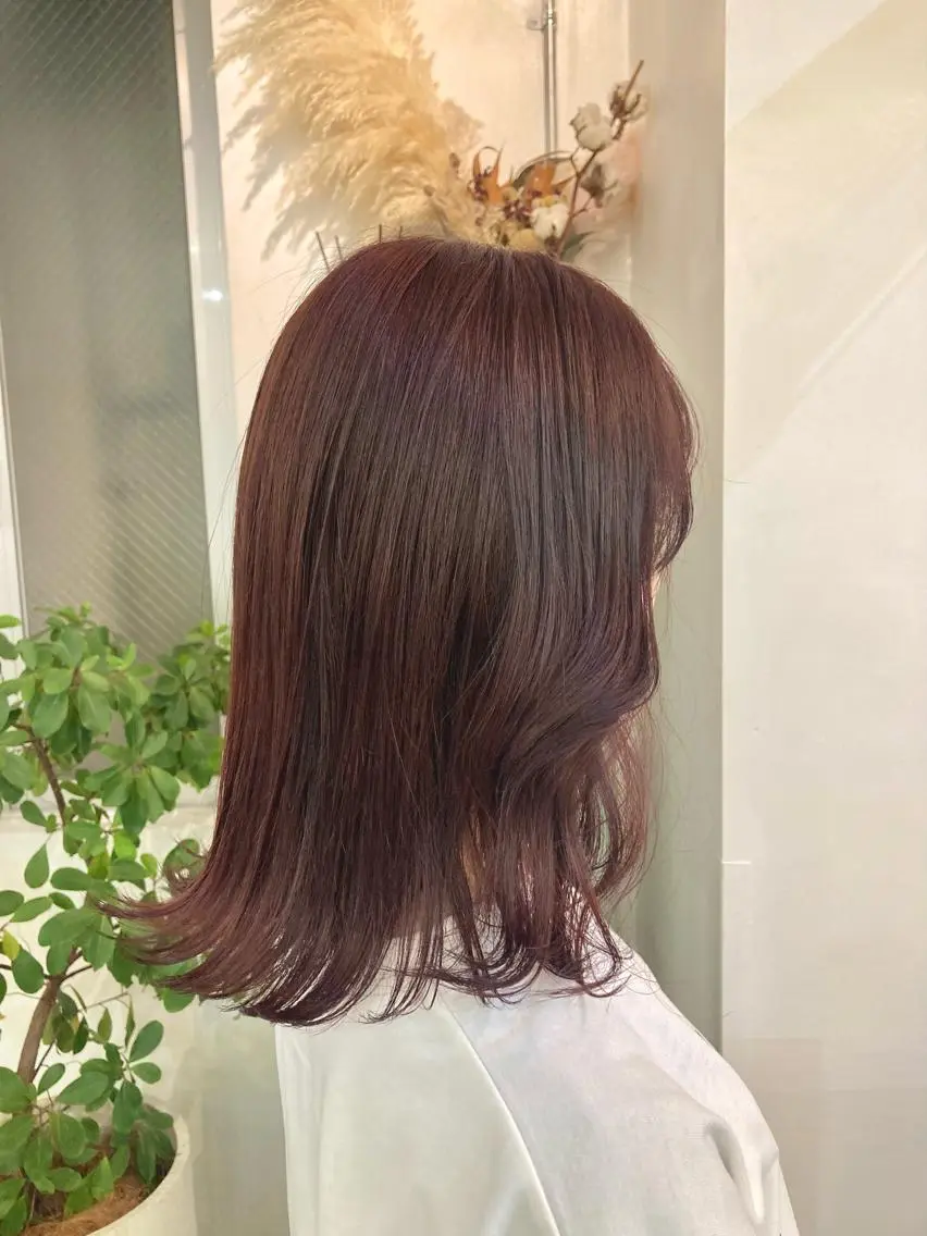 カラー ブラウンカラー ピンクカラー WAWA miu🌷のヘアスタイル