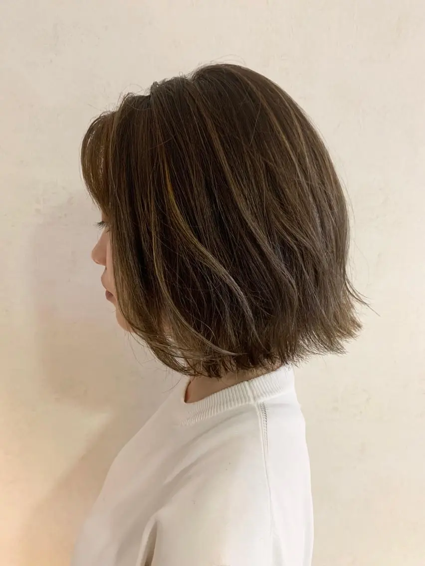 ミディアム 市村 正義のヘアスタイル
