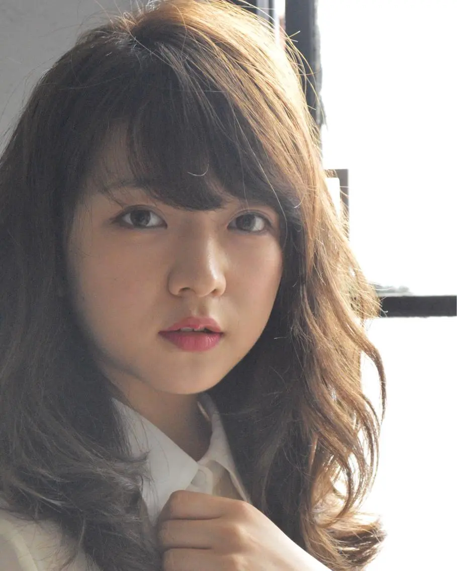 ミディアム セミロング パーマ 仁城 了祐のヘアスタイル