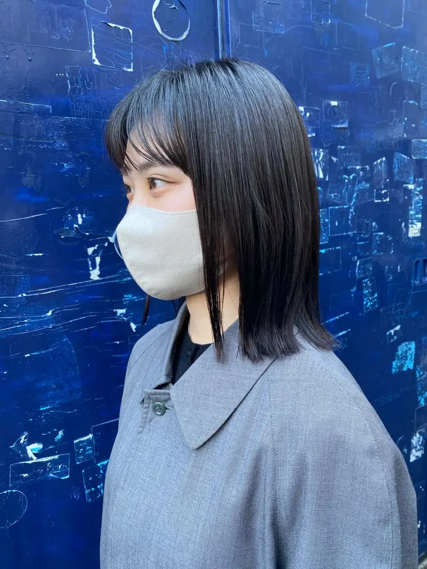 ミディアム 縮毛矯正 トリートメント 【🉐学割】応援📣 ミニモ限定🤩千 田のヘアスタイル