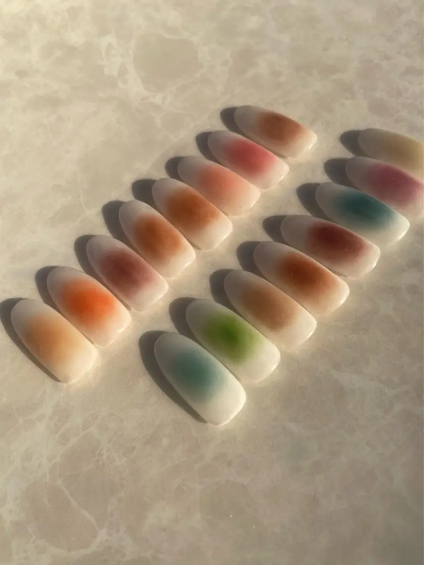 ネイル チークネイル 春ネイル ハンドネイル M Nailのネイルデザイン