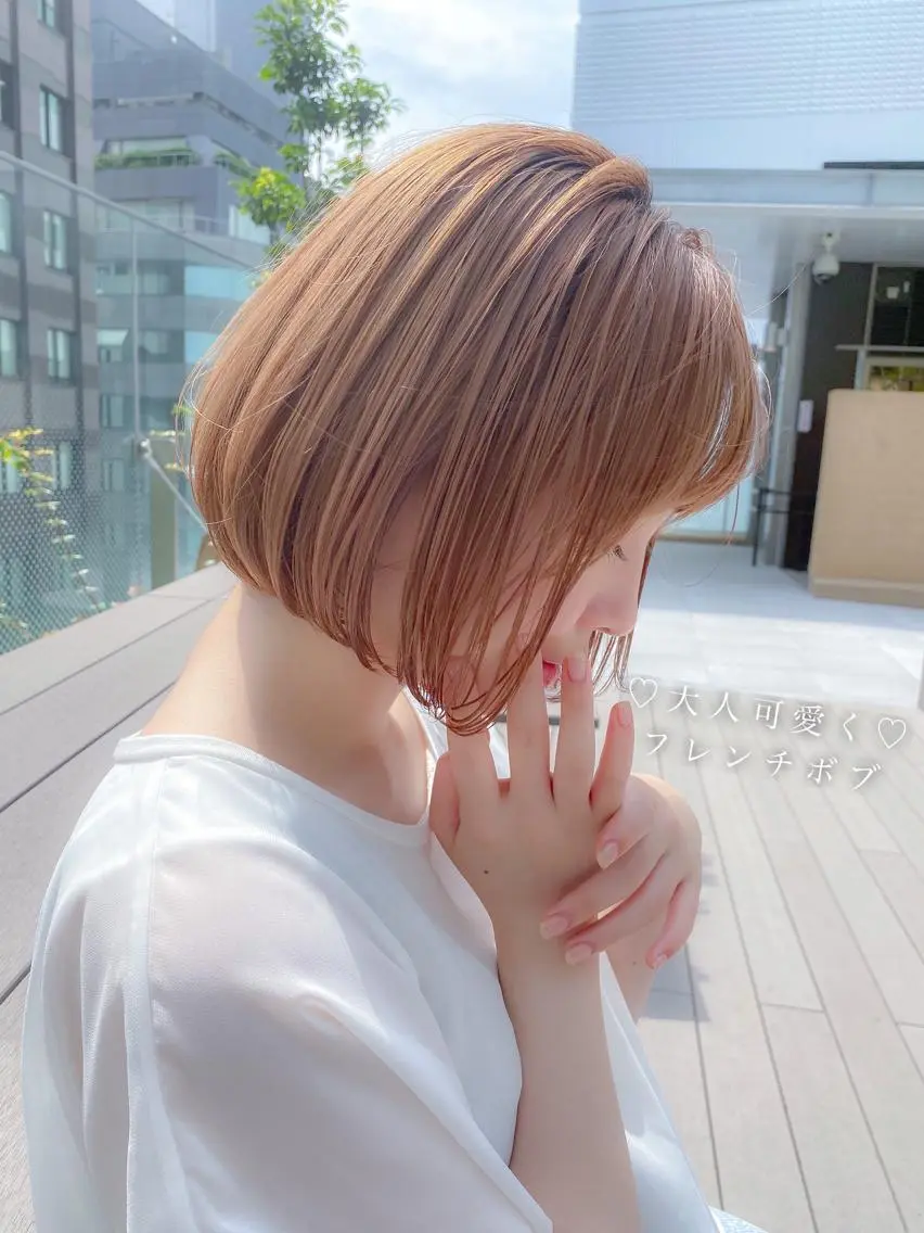 ショート パーマ ボブ 顔周りカット 似合わせカット ショートヘア 小顔カット 顔周りレイヤー/ボブ 銀座✨中野まさひろのヘアスタイル