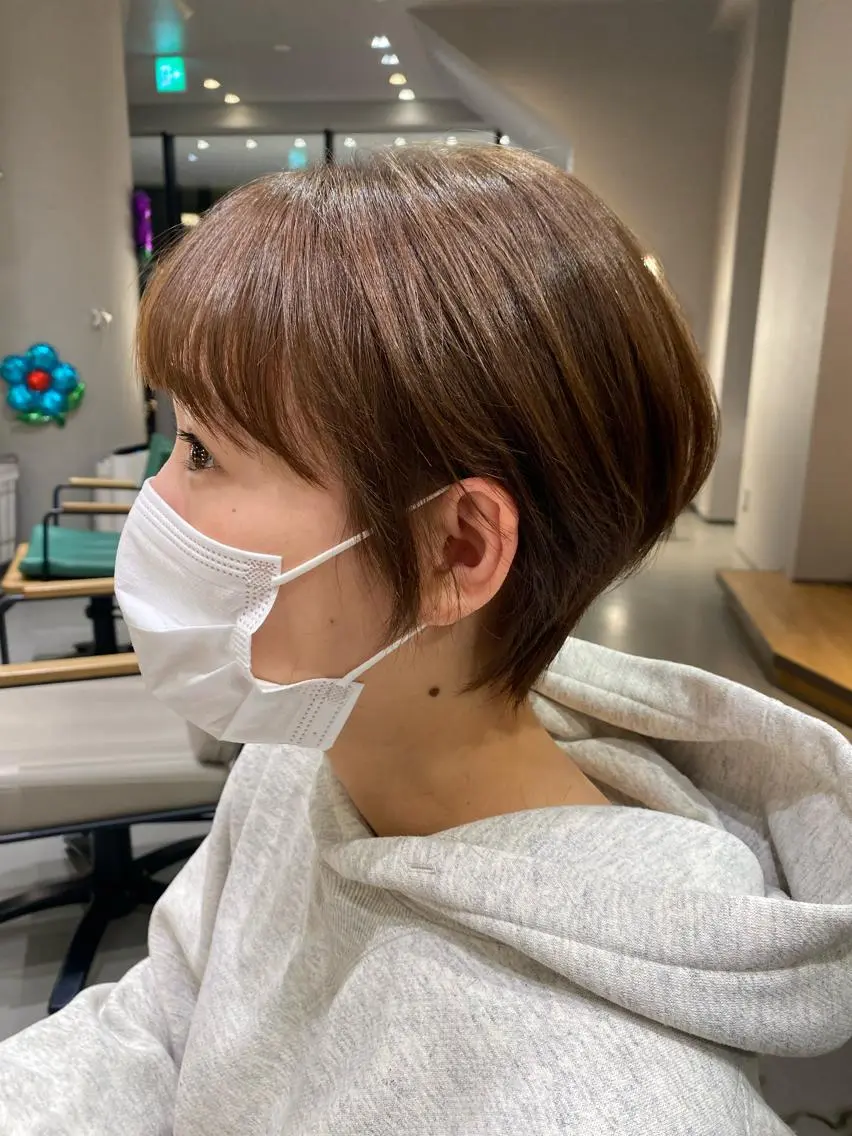 ショート ショートヘア unopulir 景山　凌のヘアスタイル