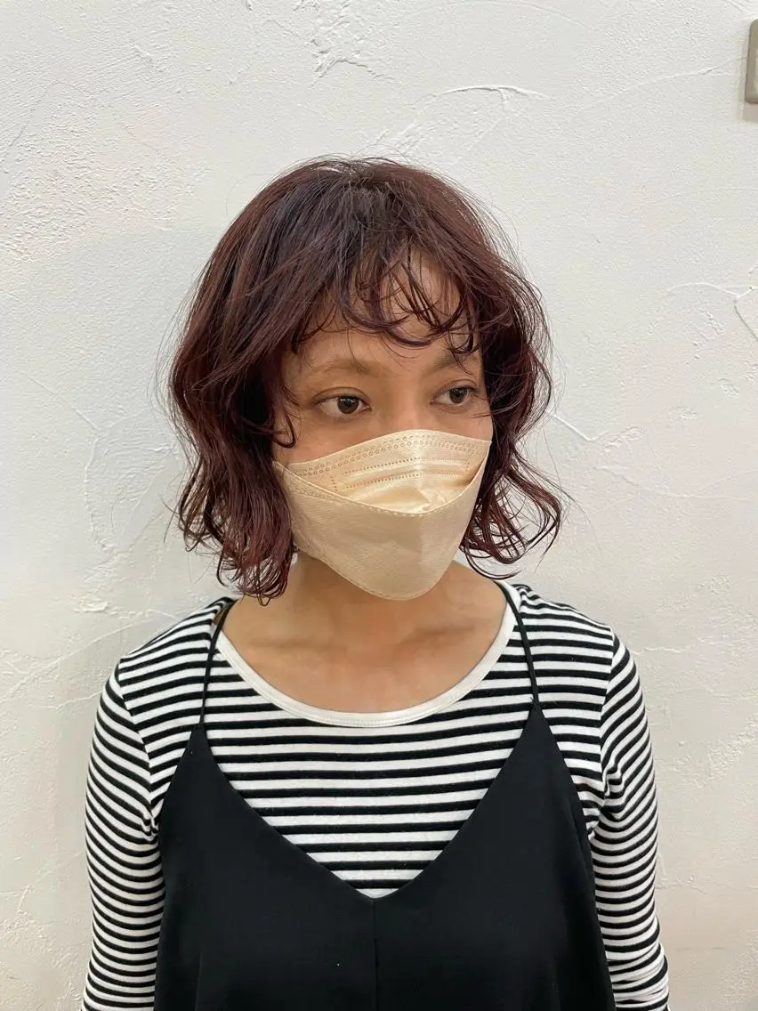 ミディアム カラー カット ヘアカラー トリートメント ヘアセット ERINA🐸垢抜け ミディアム/レイヤーのヘアスタイル