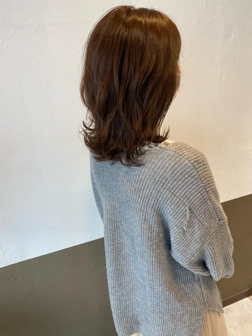 ミディアム カラー 坂井田 浩樹のヘアスタイル