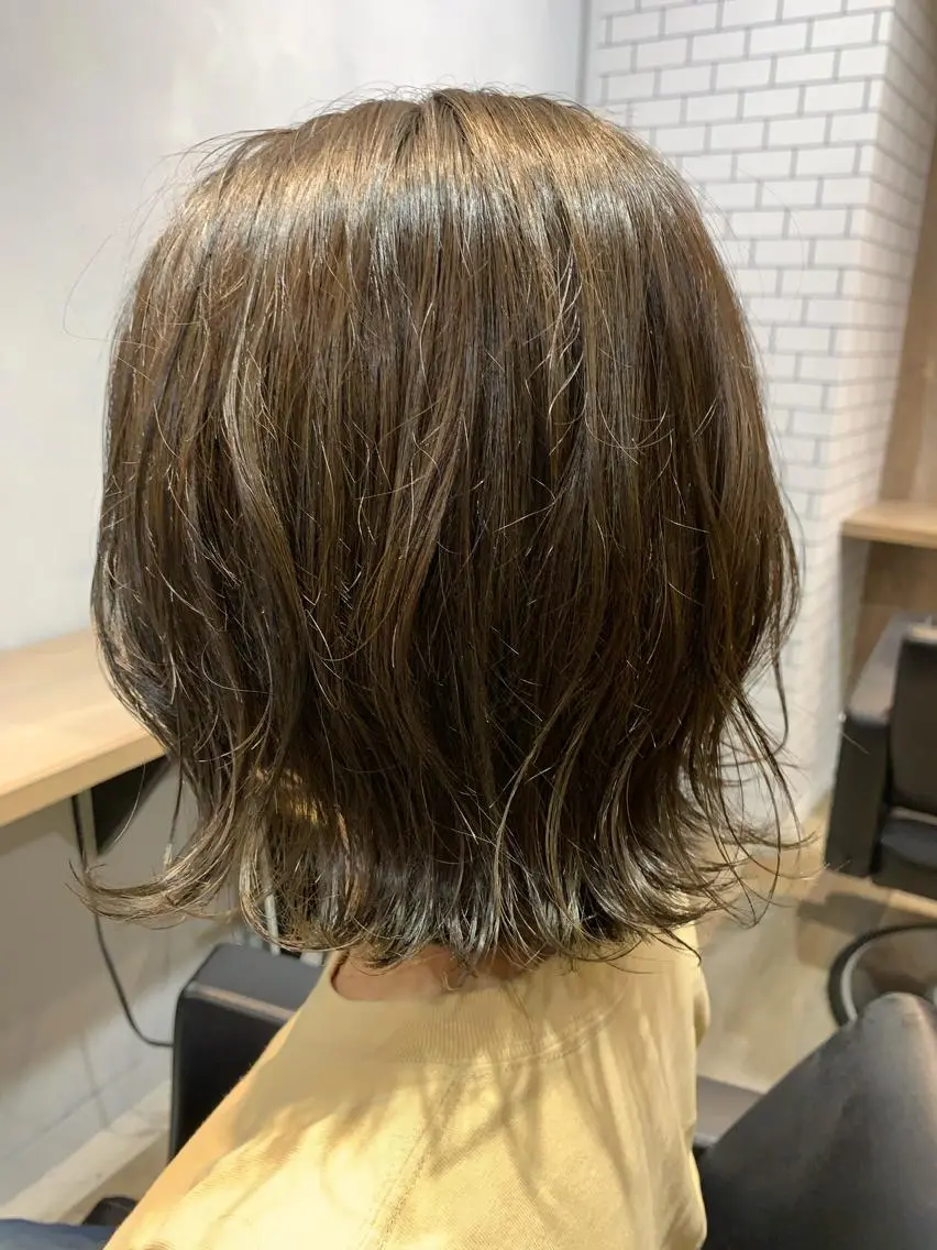 ミディアム カラー 透明感カラー ヘアカラー トリートメント katsuya hiroのヘアスタイル