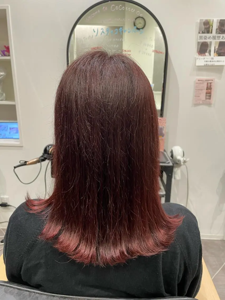 セミロング 片平 帆香のヘアスタイル
