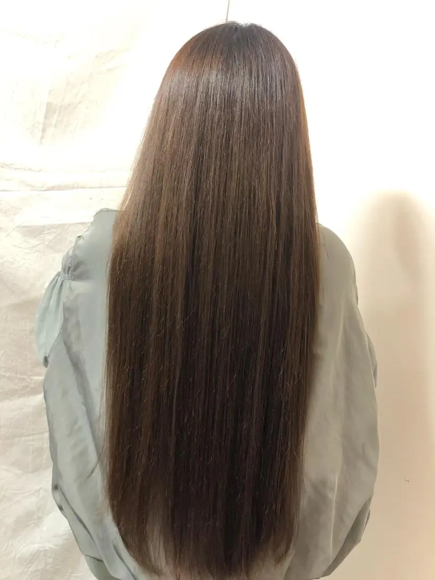 ロング 髪質改善 トリートメント carre hair 店長 中園 武士のヘアスタイル