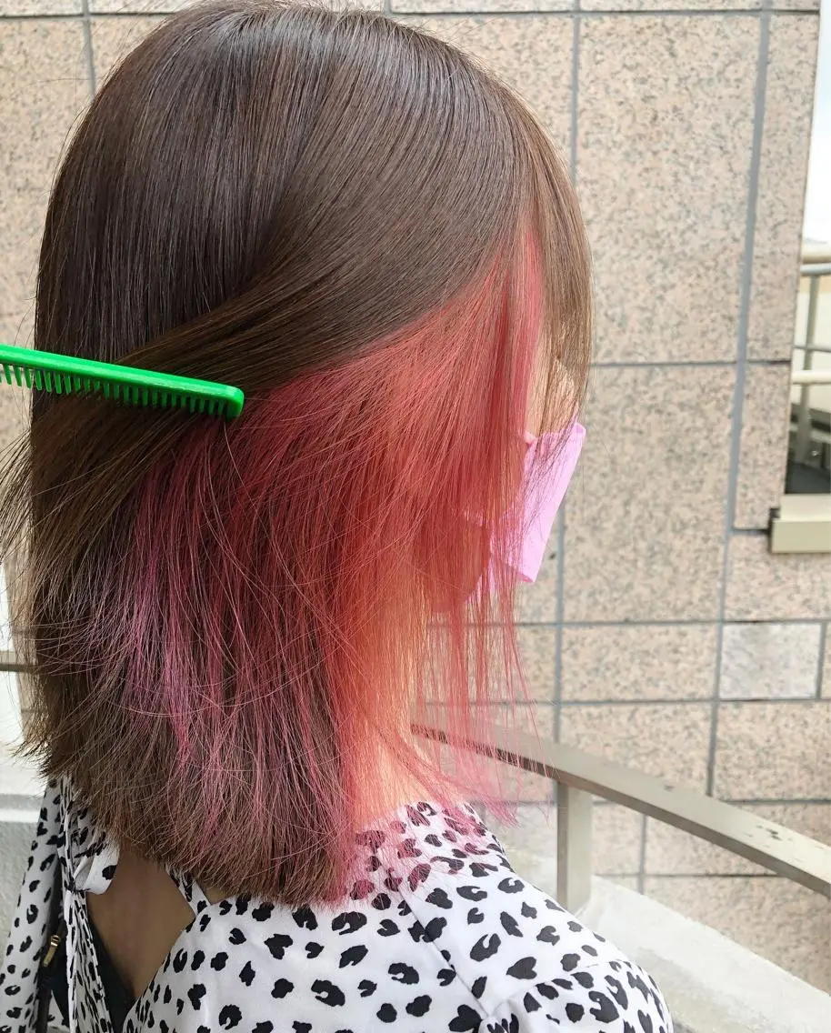 ミディアム カラーアンドケアリタ kitamuuuのヘアスタイル
