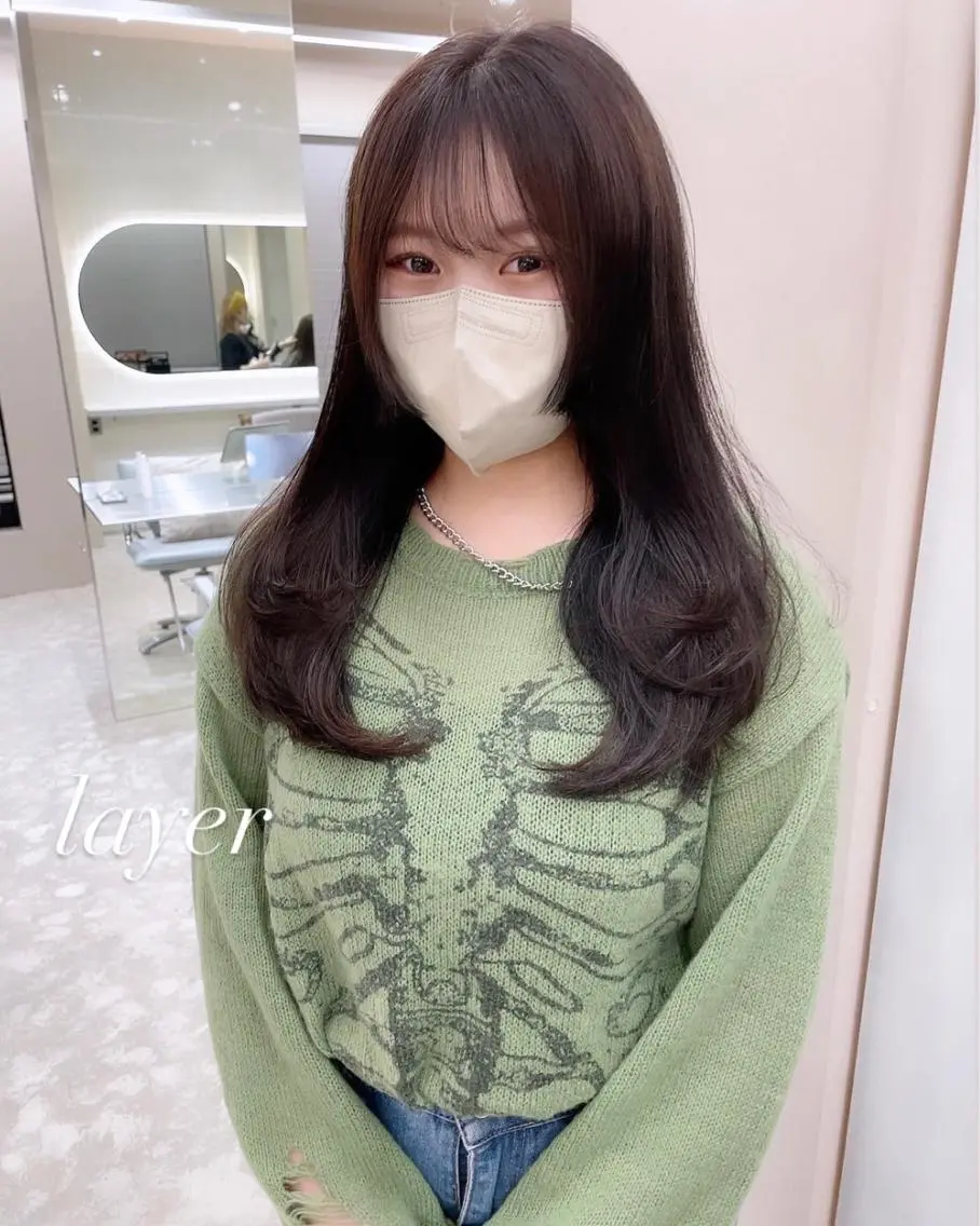 セミロング レイヤーカット YUKI / レイヤーカット🤍のヘアスタイル