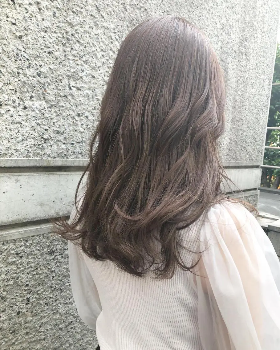 ミディアム カラー ヘアアレンジ ベージュカラー ミルクティーベージュ カット ヘアカラー トリートメント メンズ特化✂️栗原 侑也のヘアスタイル