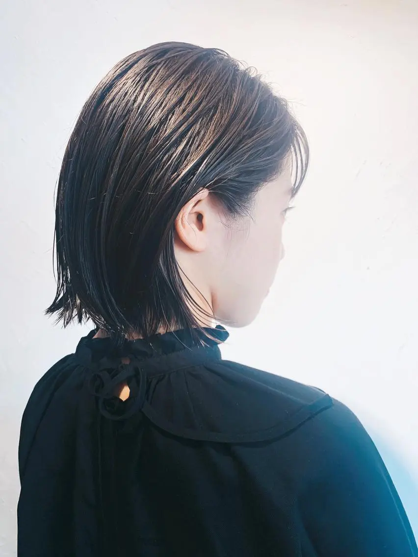 ミディアム カラー ヘアカラー ヤノ ナオミのヘアスタイル