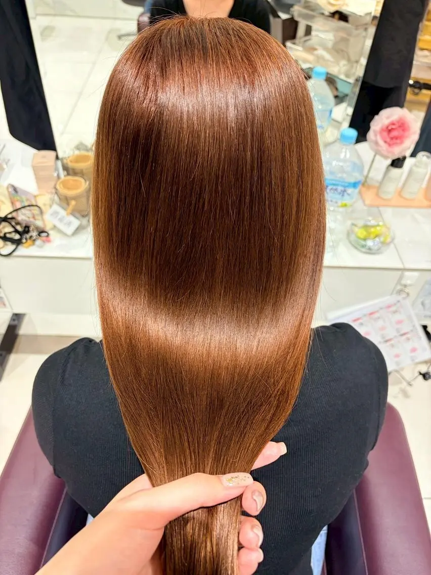 ロング カラー ヘアアレンジ 髪質改善 似合わせヘアカラー 🌸SAKURA🌸のヘアスタイル