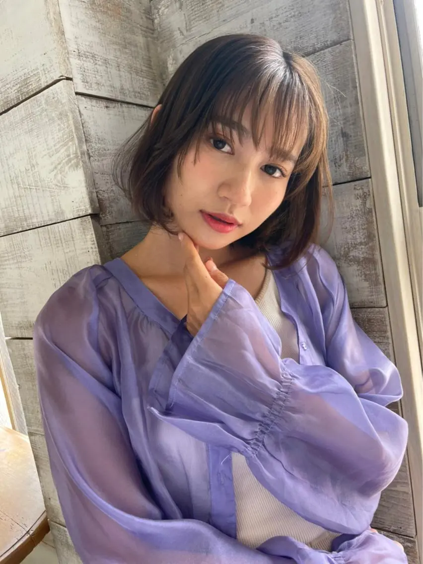 ショート カット ヘアカラー トリートメント レイヤーカット 早崎太生のヘアスタイル
