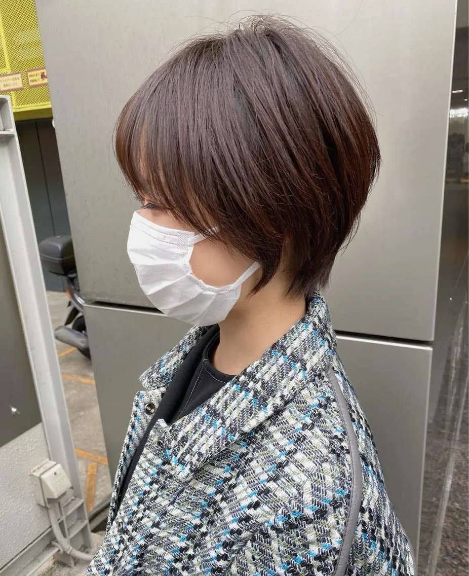 ショート カット 藤田 遼のヘアスタイル