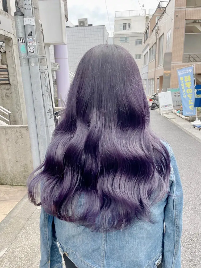 ロング カラー パーマ ヘアアレンジ キッズ 柔らかカラー/ 縮毛矯正YUTO🧋のヘアスタイル