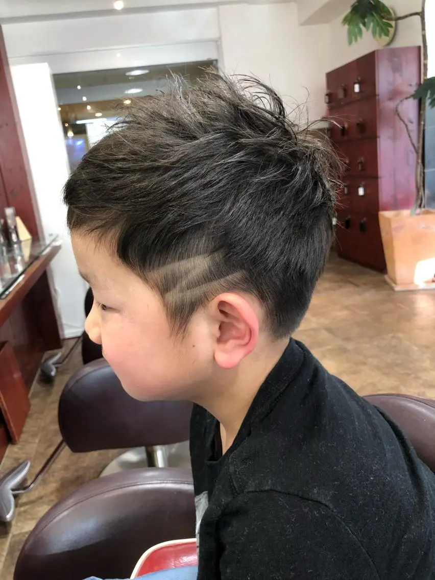 メンズ キッズ 星 沙織のヘアスタイル