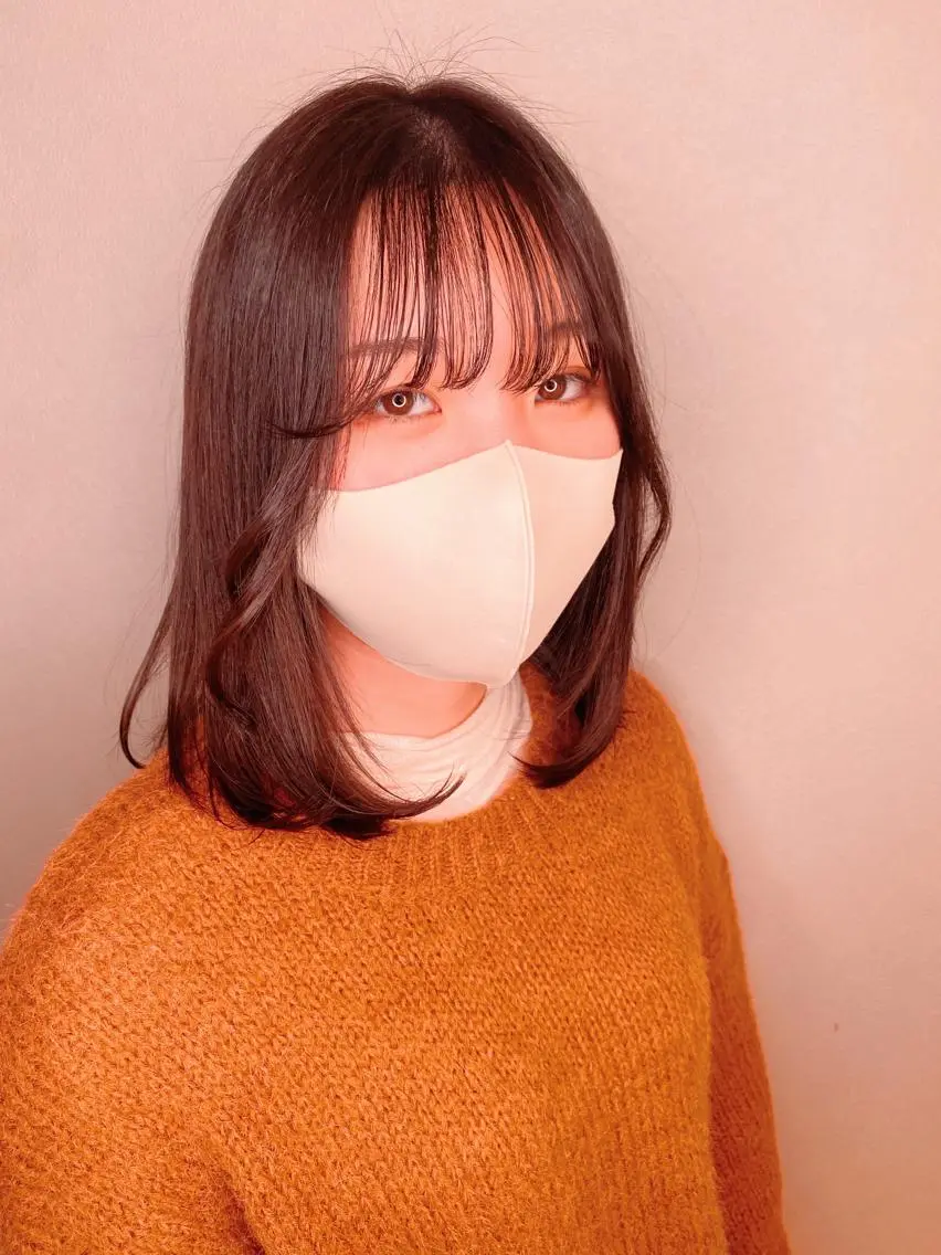ミディアム unopulir 景山 凌のヘアスタイル