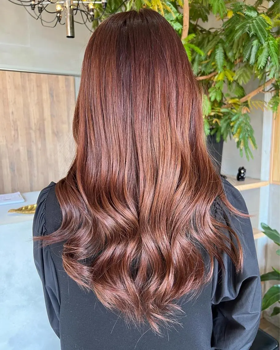 ロング カラー ハイライトカラー イルミナカラー ボブ ハイライト 髪質改善 カット ヘアカラー トリートメント シンヤヘアーズ 泉大津本店のヘアスタイル