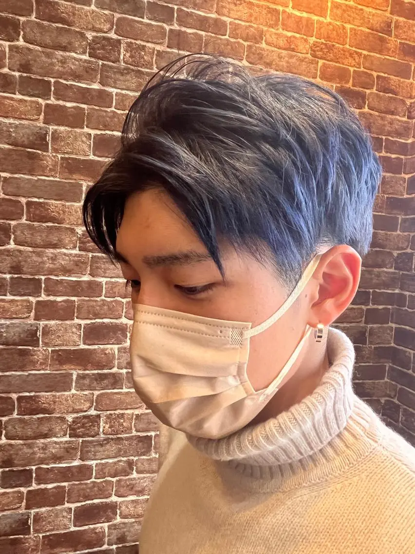 ショート カラー パーマ ヘアアレンジ メンズ キッズ ネイル マツエク・マツパ アイブロウ メンズブリーチ メンズハイライト メンズインナーカラー メンズ韓国風 ブリーチ 久木原 ゆりのヘアスタイル