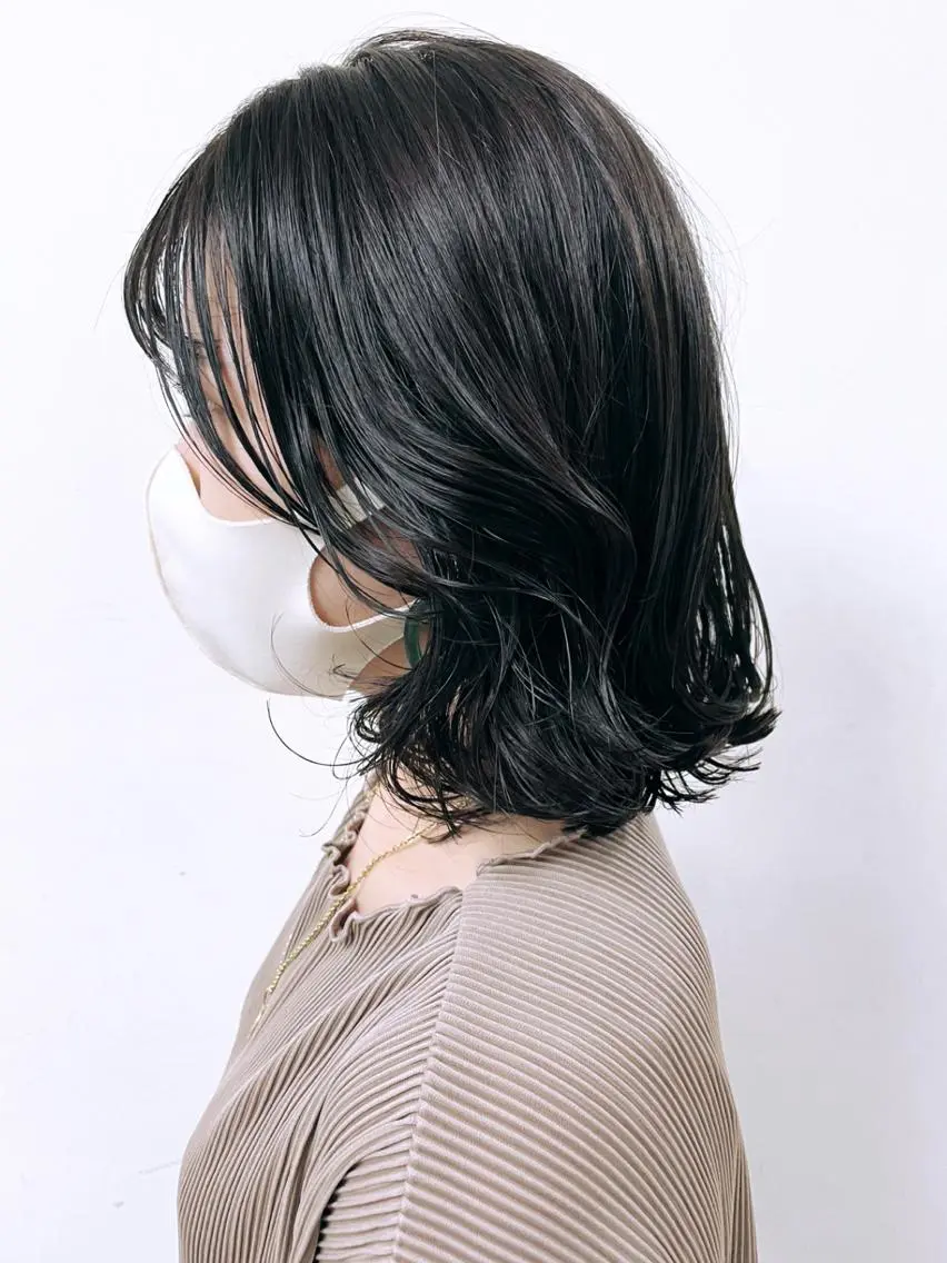 ショート カラー パーマ ボブ 韓国風ヘア デジタルパーマ ニシダヒカリ🌙 髪質改善×似合わせのヘアスタイル