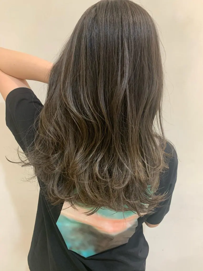 セミロング カラー ヘアカラー 【レイヤー特化】 ミディアム/深川諒のヘアスタイル