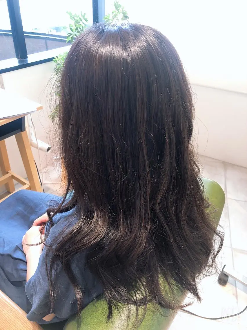 ロング カラー 透明感カラー ハイライトカラー ハイライト EARTH志木/佐藤 氷河のヘアスタイル