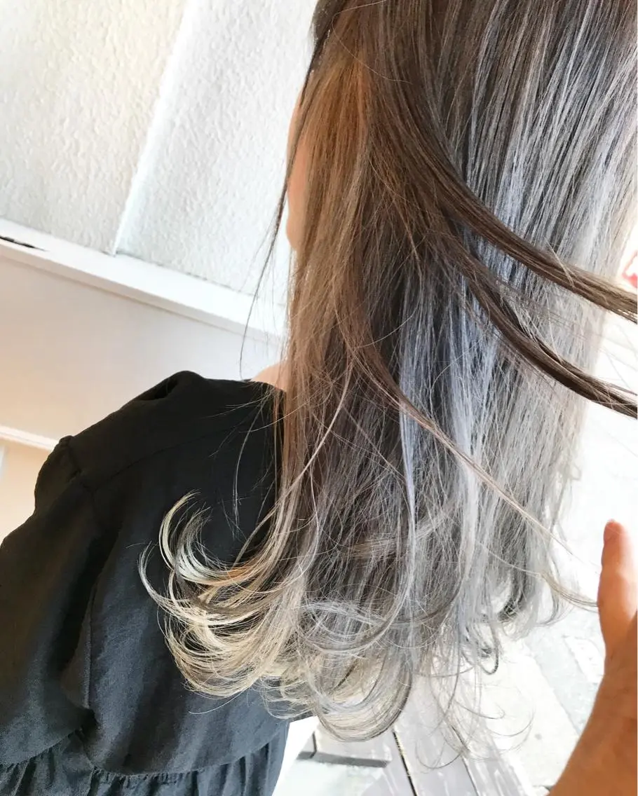 セミロング ヘアカラー トリートメント Musiiik hairのヘアスタイル
