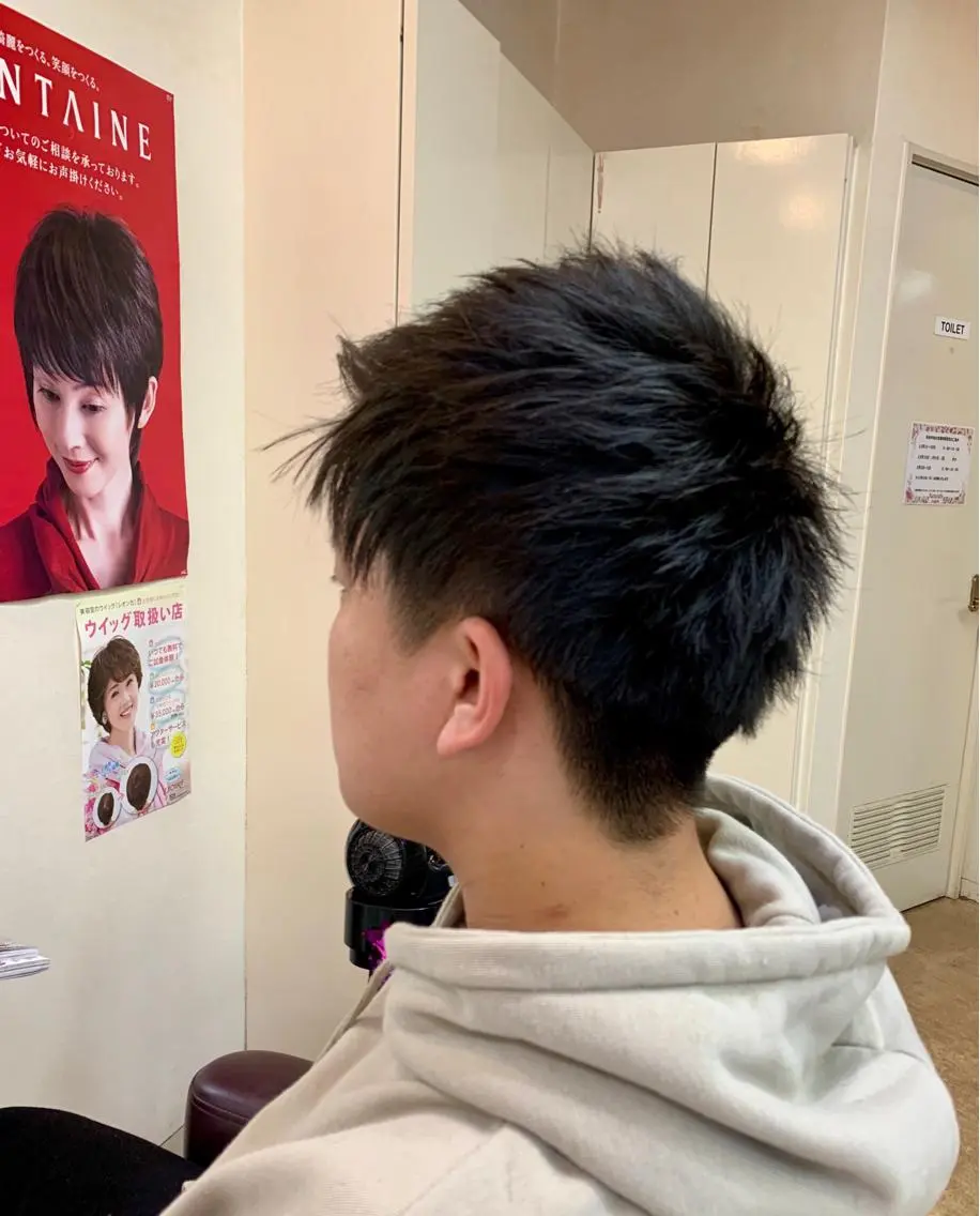 ショート メンズ 加藤 産休につき8月末までのヘアスタイル