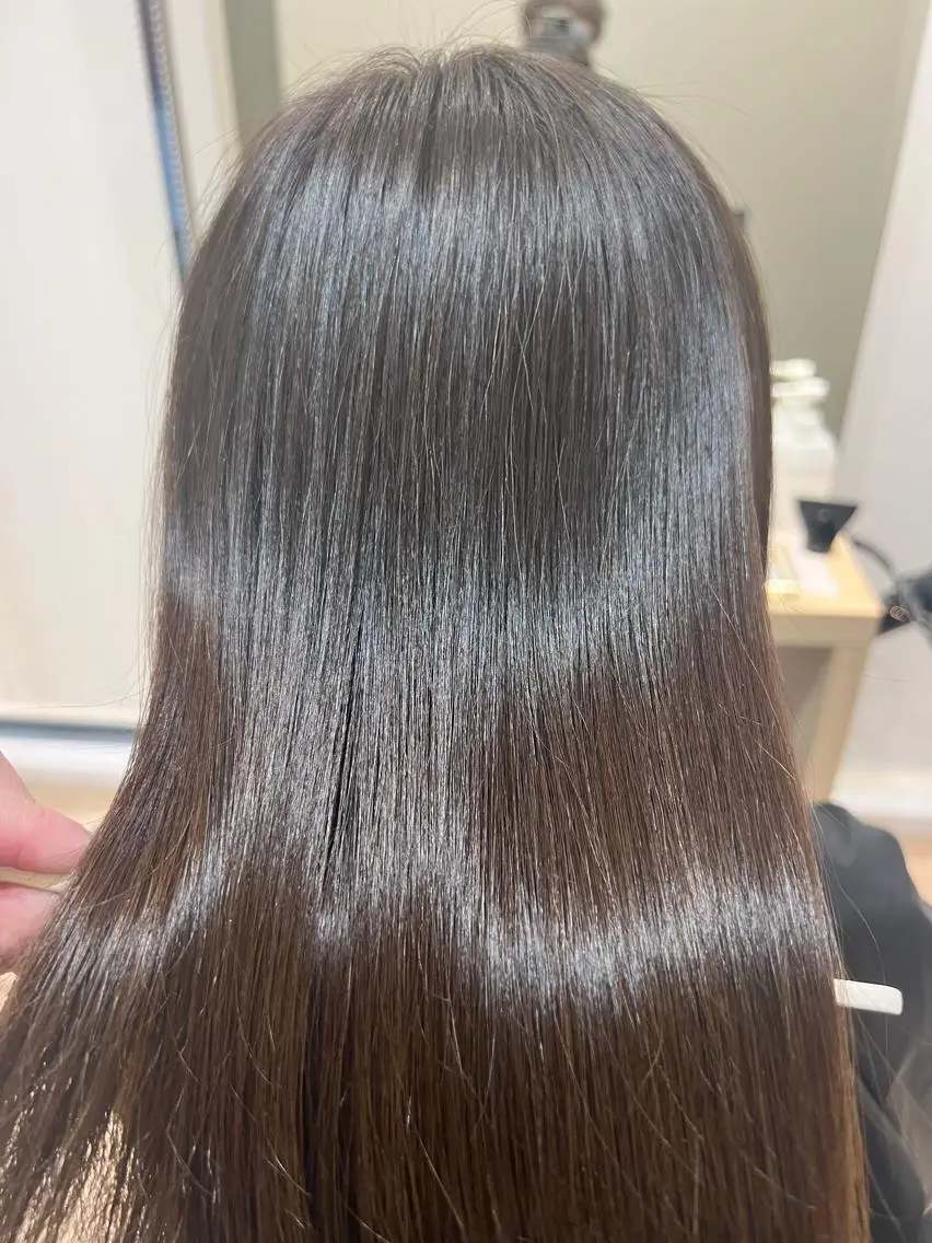 ミディアム カラー トリートメント 外国人対応 佐久間のヘアスタイル