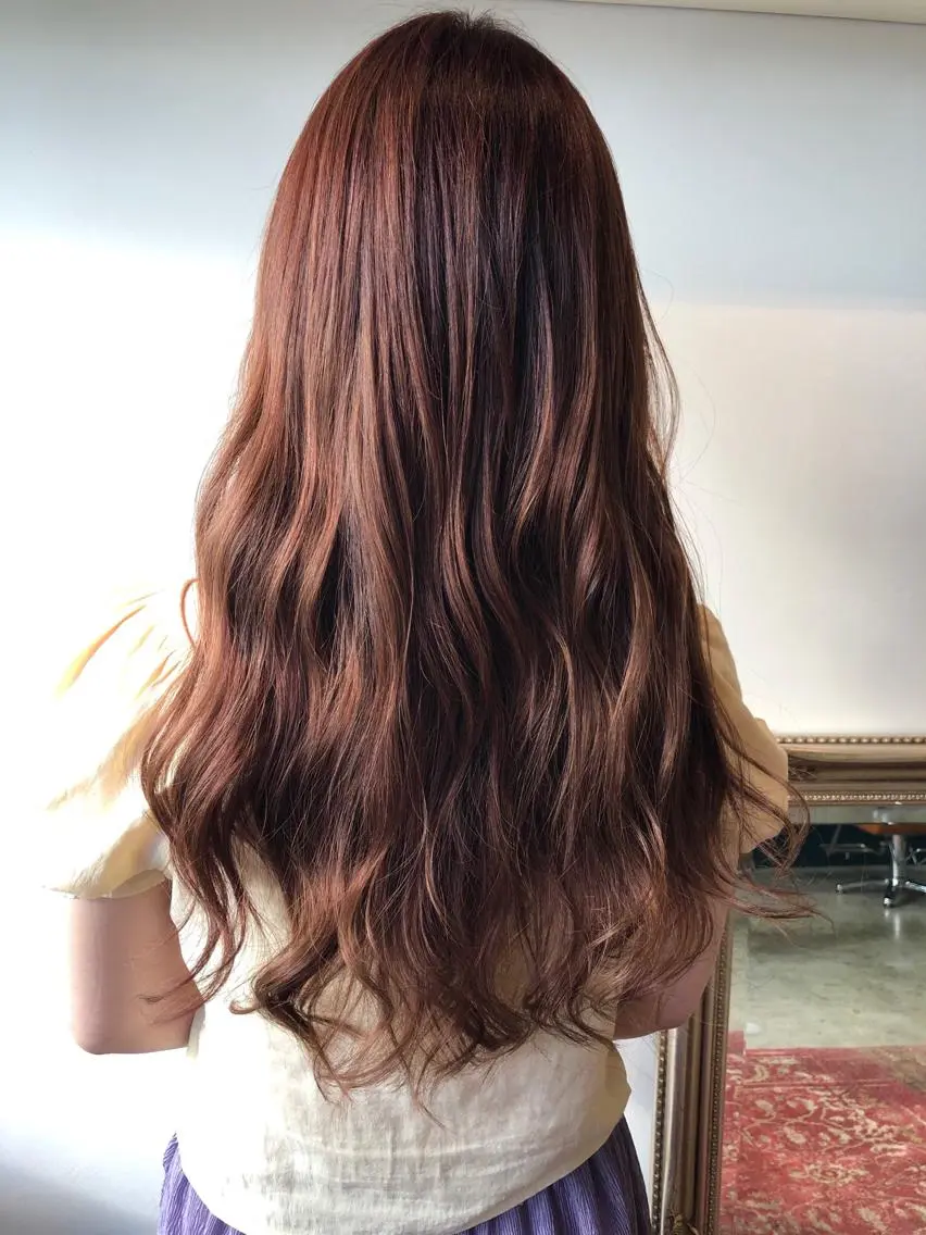 ロング カラー ピンクカラー 💐パーソナルカラー /市橋加菜💐のヘアスタイル