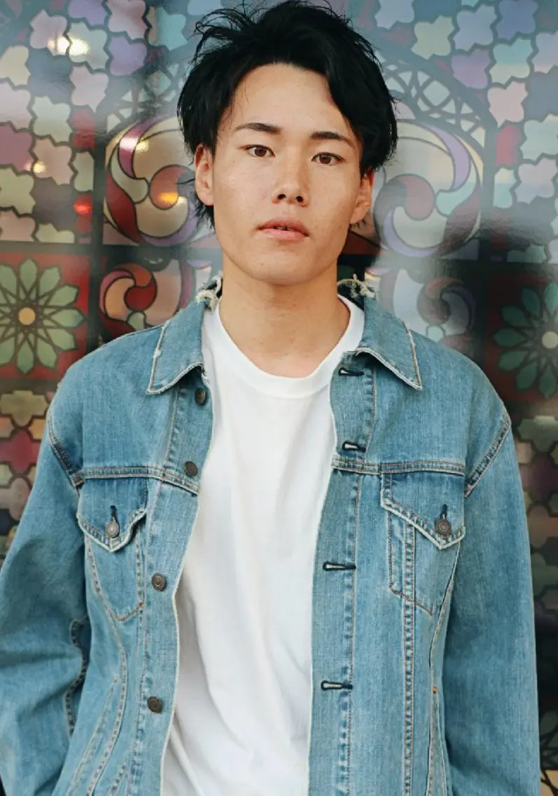 ショート パーマ メンズ 徳永 博志のヘアスタイル