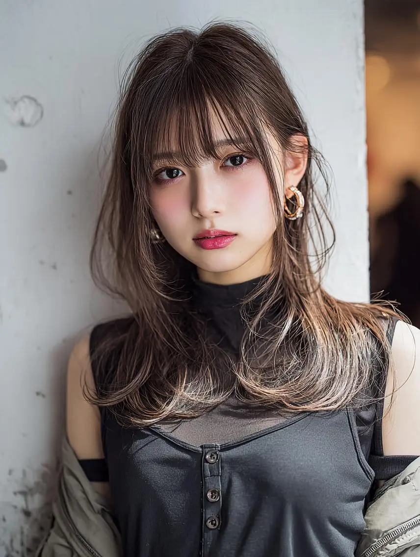 セミロング 艶髪診断で絶対綺麗✨ お悩み解決✨京谷宥✨のヘアスタイル