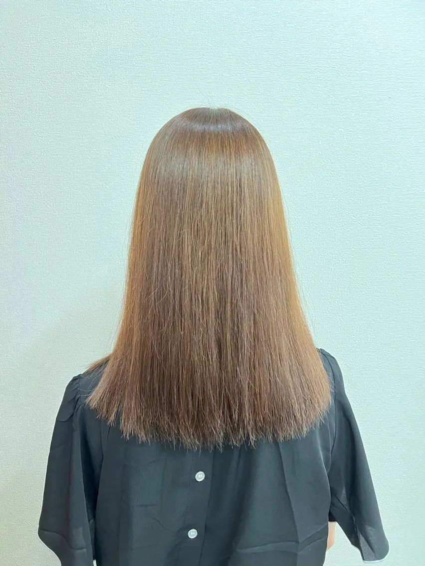 セミロング カット ヘアカラー トリートメント cerisier Michelleのヘアスタイル