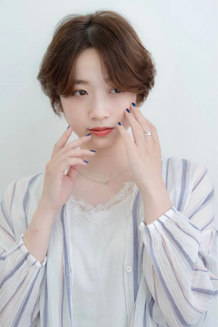 ショート カラー パーマ 🍊千葉 未来🍊店長のヘアスタイル