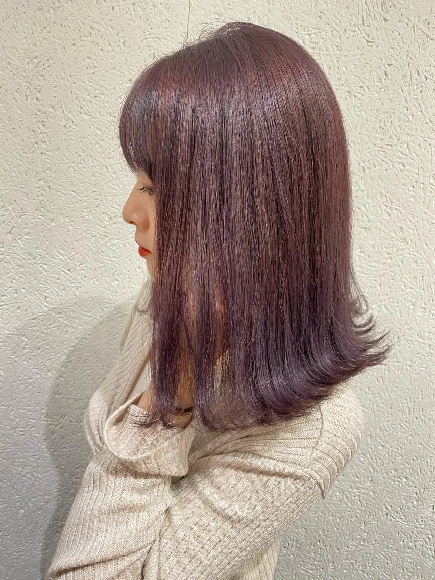 ミディアム ヘアカラー トップスタイリスト/ アユミのヘアスタイル