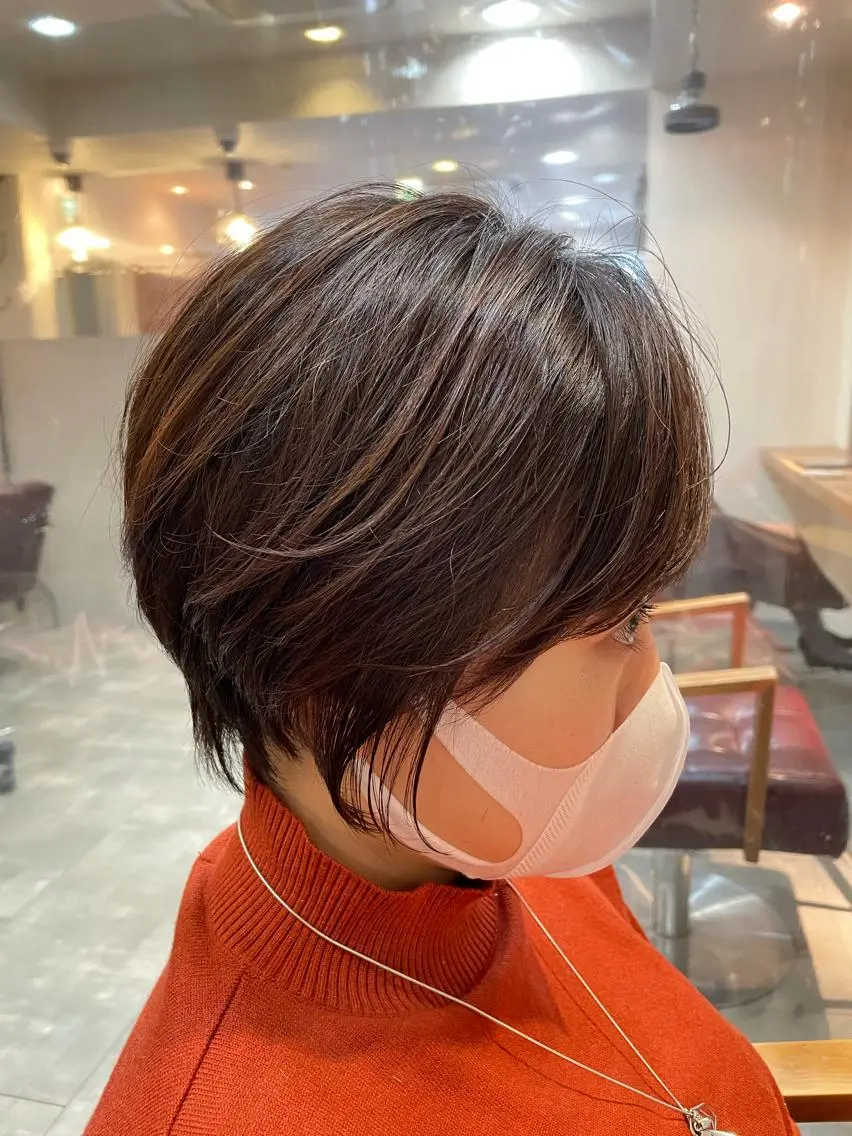 ショート カラー カット ヘアカラー 福田 ジュンキのヘアスタイル