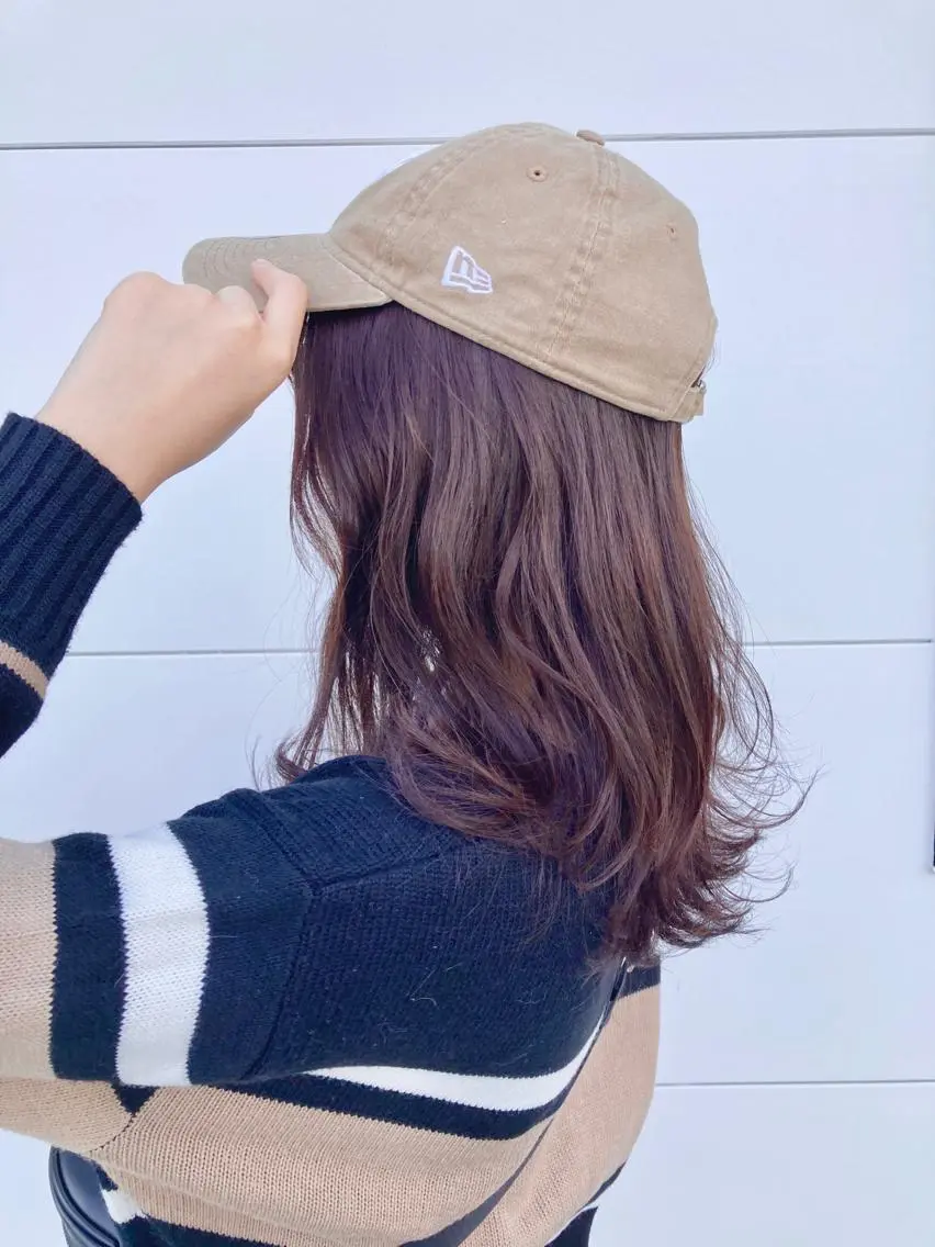 セミロング タカツド ユウキのヘアスタイル