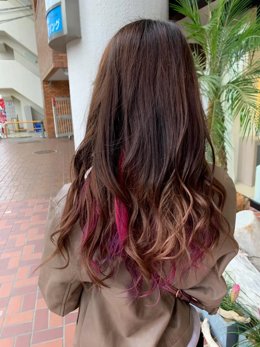 ロング カラー FRANCHIC ✂︎タカハシレン✂︎のヘアスタイル