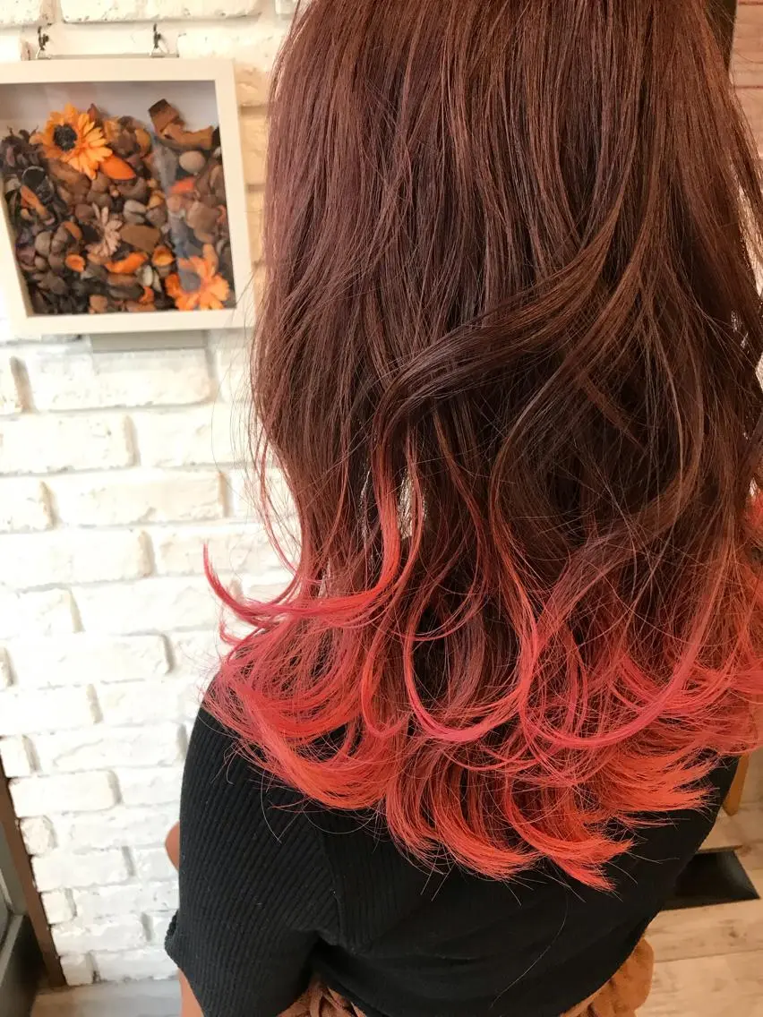 カラー グラデーションカラー ヘアカラー トリートメント 日比 貴大/ minim hairのヘアスタイル